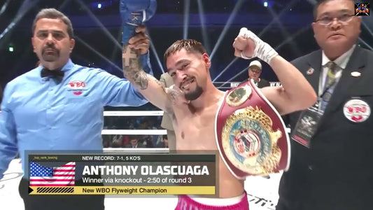 Anthony Olascuaga Knocks Out Riku Kano in 3rd Round, Wins WBO Flyweight Title